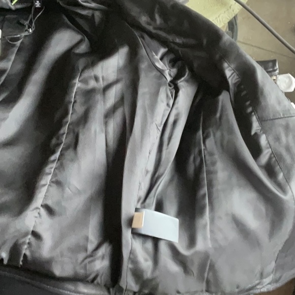 Sam Edelman Black Lamb Leather Moto Jacket Size M, NWT - Picture 14 of 16